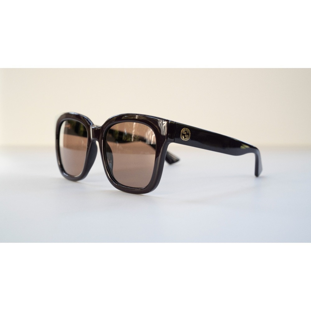 Gucci GG1338S Sunglasses Burgundy Brown Model Women - Picture 2 of 11